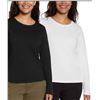 Image 1 : Banana Republic 2-Pack Long Sleeve Ribbed T-Shirts – Size Large