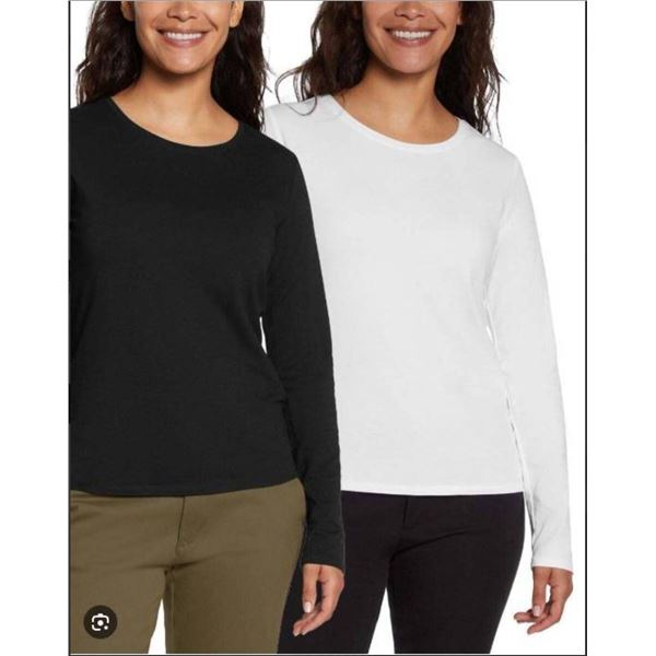 Banana Republic 2-Pack Long Sleeve Rib T-Shirts, Size XL/TG