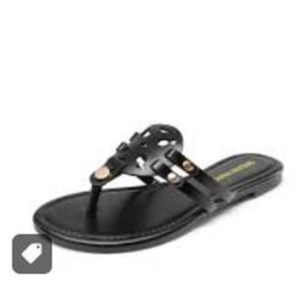 Dream Pairs Women’s Black Sandals, Size 8