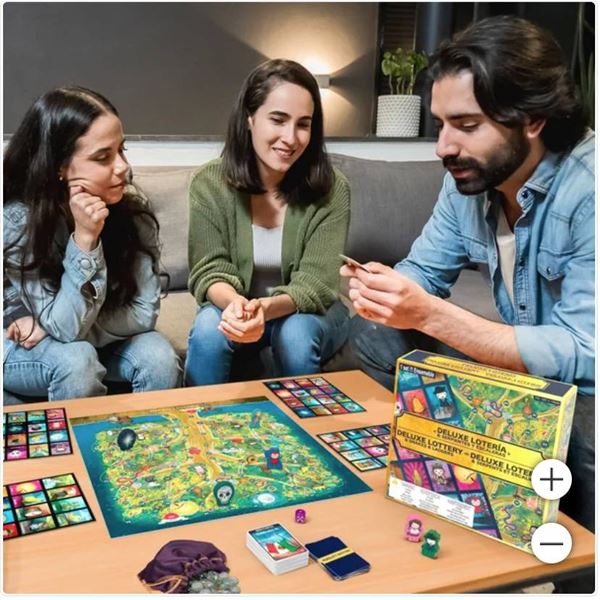 Deluxe Lottery and Snakes & Ladders Game Set