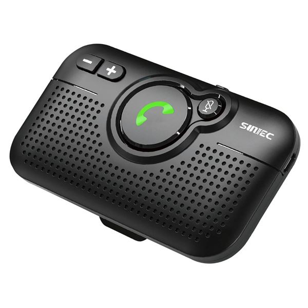 SUNITEC Handsfree Bluetooth for Cell Phone, Bluetooth Car Speaker Motion AUTO ON Off 3W Speakerphone
