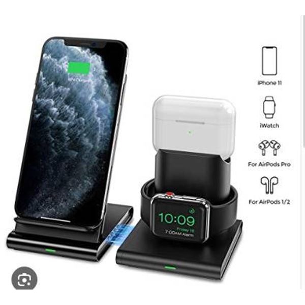 Seneo WaveStand 191 3-in-1 Fast Wireless Charger Stand