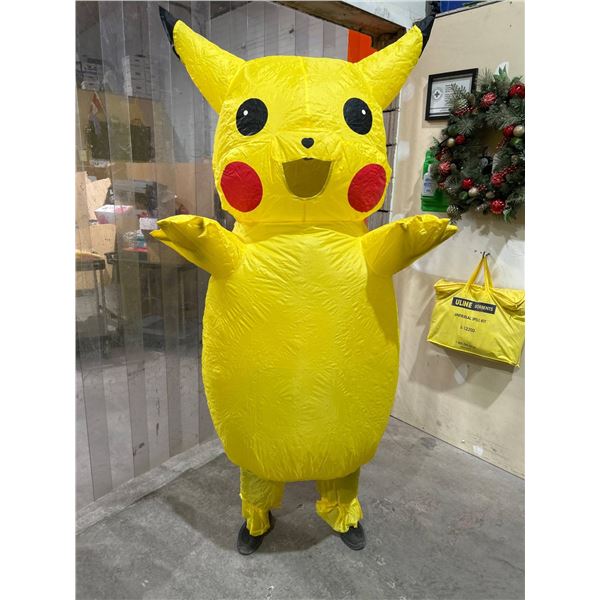 Inflatable Yellow Pikachu-Style Costume