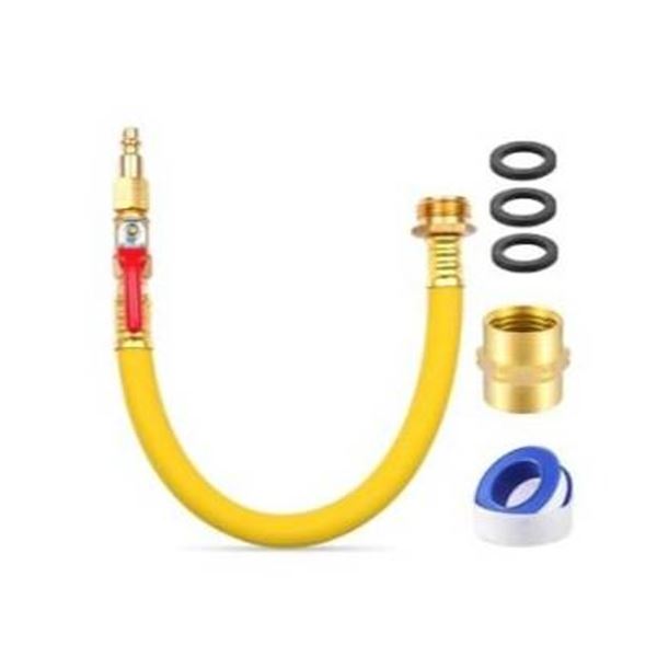 RV Winterizing Kit with Sprinkler Blowout Adapter and Shut-Off Valve