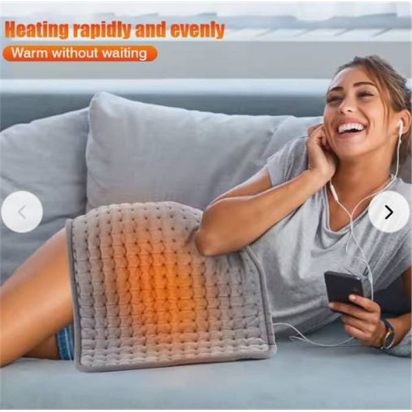 Vankada Heating Pad with LED Timer and Adjustable Settings