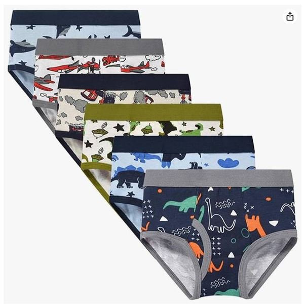 Children’s Clothing Set, 6-Pack, Size 3-4T With Various Patterns and Designs