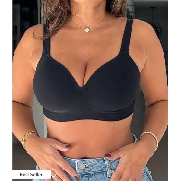 Shapermint Essentials Sweetheart Wireless Contour Bra 2XL
