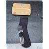 Image 2 : Yuedge Socks with Multi-Color Striped Pattern and Logo Branding
