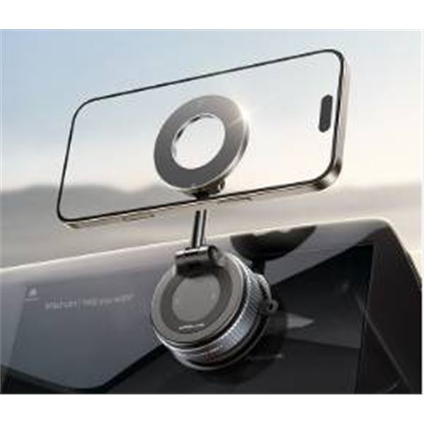 MRGLAS Magnetic Car Phone Holder with 360-Degree Rotation