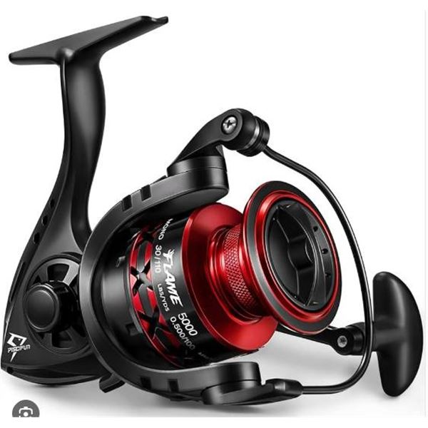 Piscifun Flame Spinning Reels, Ultralight Spinning Fishing Reel with 5.2:1 High Speed Gear Ratio, 19
