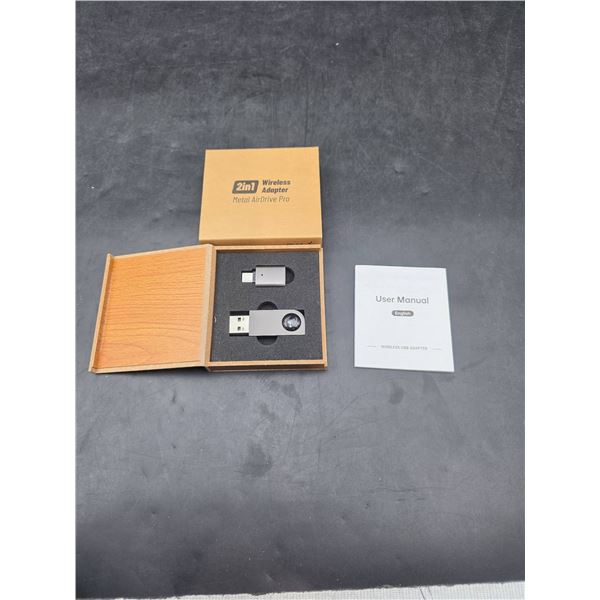 2-In-1 Wireless Car Bluetooth Adapter Metal AirDrive Pro