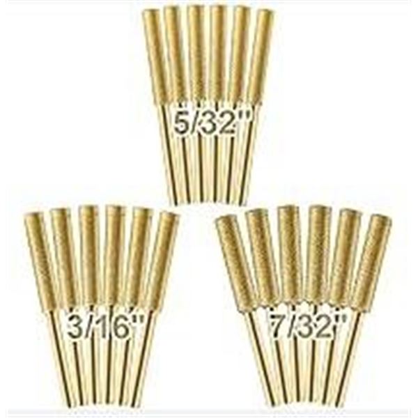 Anxingco 18-Piece Diamond Chainsaw Sharpening Bits