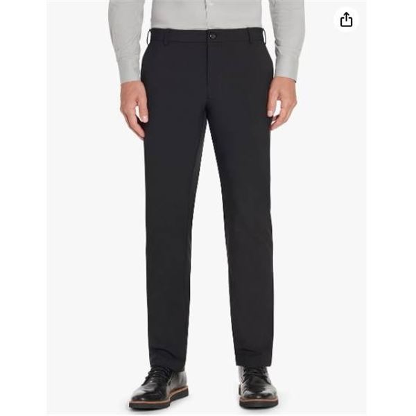 Van Heusen Flex Premium Soft Lux Pants, 33W x 29L, Modern Straight Fit