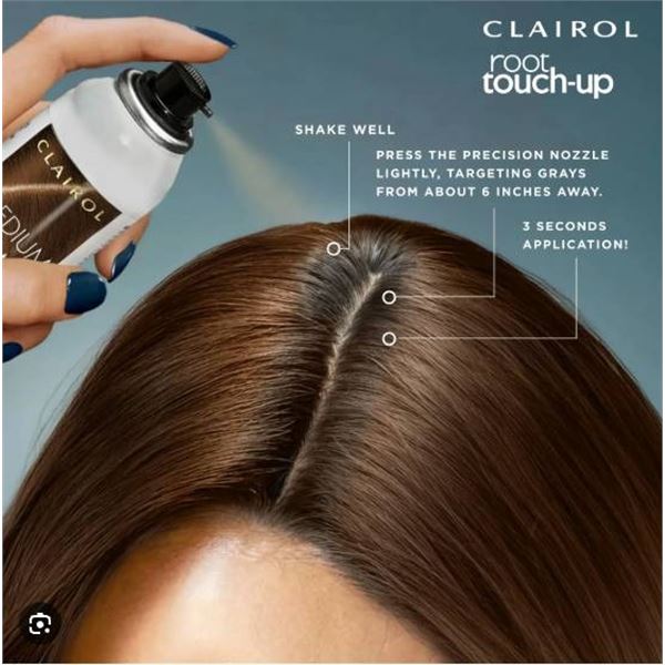 Clairol Root Touch-Up Temporary, Light Brown, 21g (0.07 oz)