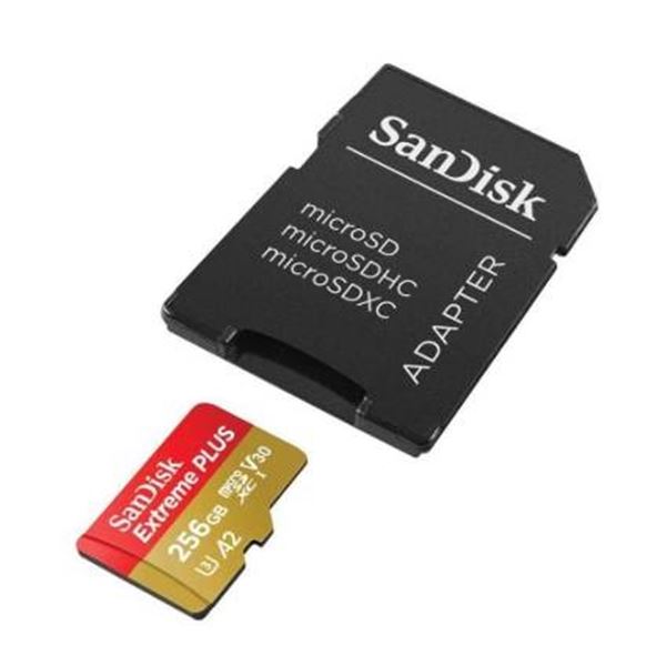 SanDisk Extreme 256GB microSDXC UHS-I Card With Adapter