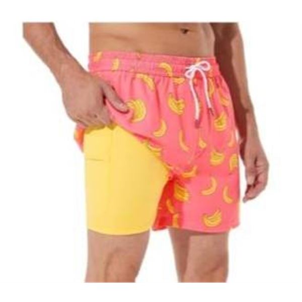 BRISIRA Men’s Swim Trunks with Compression Liner and Zipper Pocket