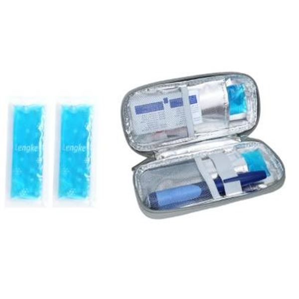 LengKe Insulin Travel Case Portable Medical Cooler Bag for Diabetes – Insulin Travel Case f