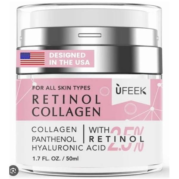 Ufeek Retinol Collagen Skincare Serum 1.7 Fl Oz 50 mL