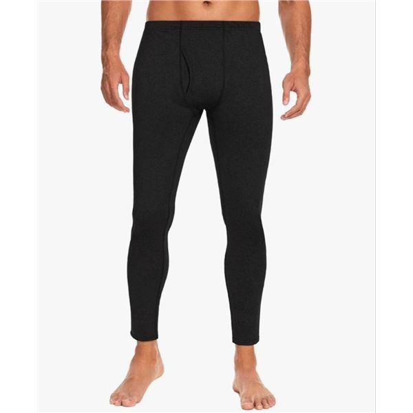 Simiya Thermal Lined Stretch Base Layer Leggings for Men, Size L