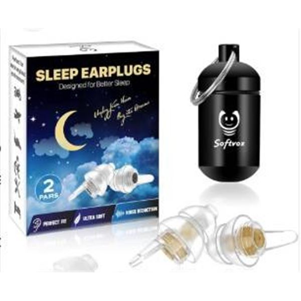 Sleep Earplugs With Noise Reduction And Comfort Design
