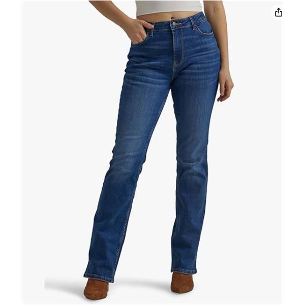 Wrangler High-Rise Bold Boot Jeans, 10MT1BTSN, Women’s Size 4/27×34