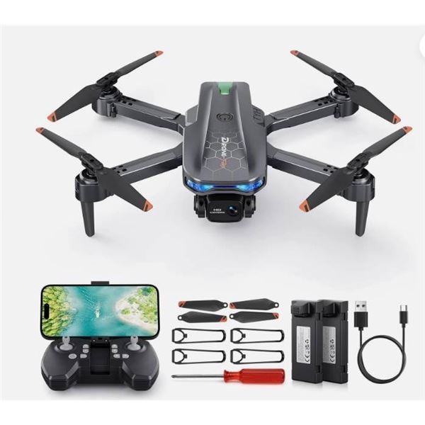 Ferietelf T29 Foldable Drone With Camera, 2.4GHz, LED Features