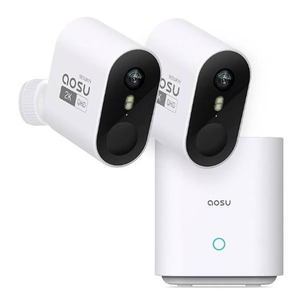Aosu WirelessCam Pro Systems with 2K HD Video, Model C6P2AH11