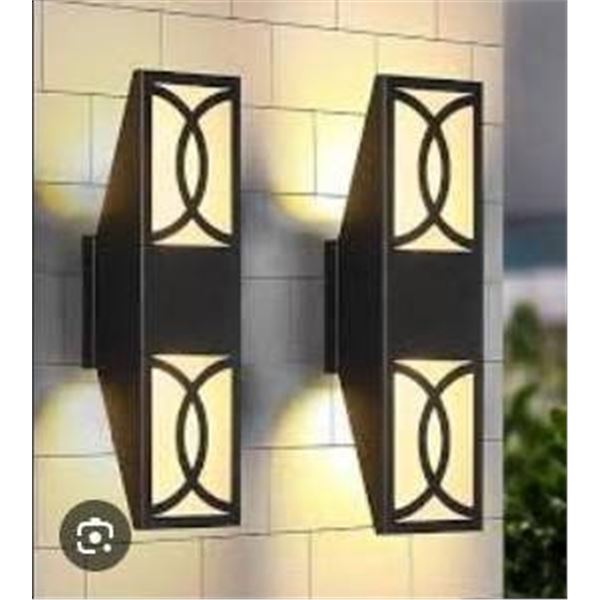 LED Outdoor Wall Light – 2 Pack, Model WL104B