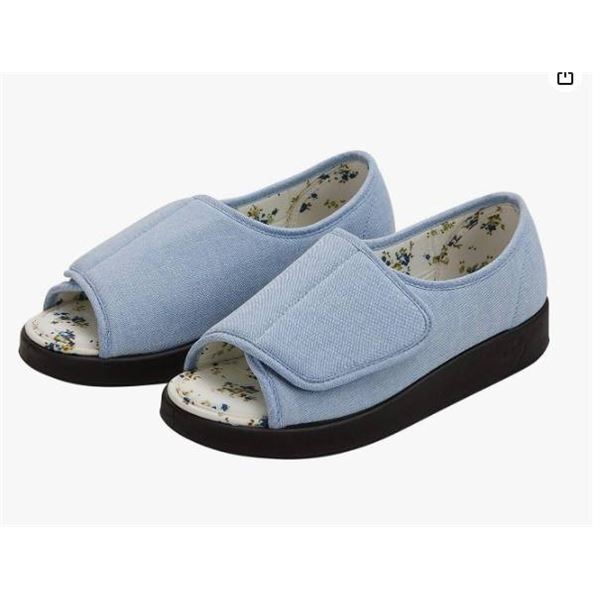 Silverts Womens Size 8-Extrawide Open-Toe Sandals