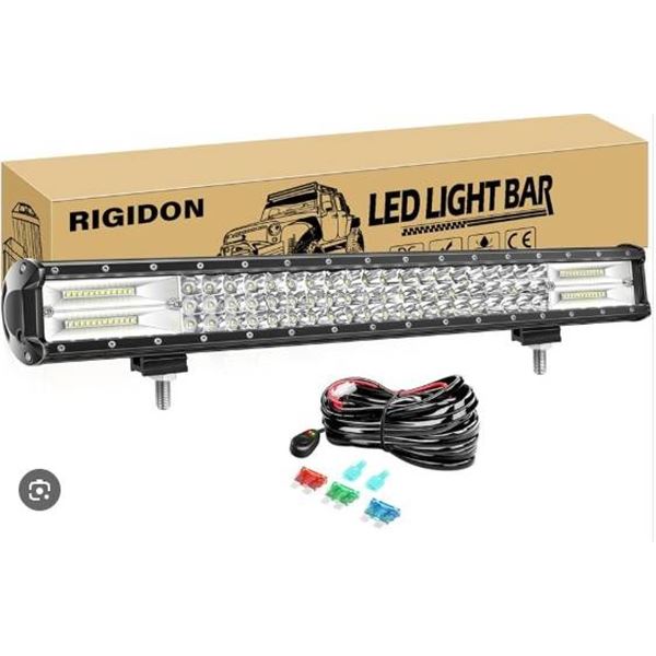 Rigidon 23-Inch 324W LED Light Bar for 4×4, UTV, Jeep, and Truck