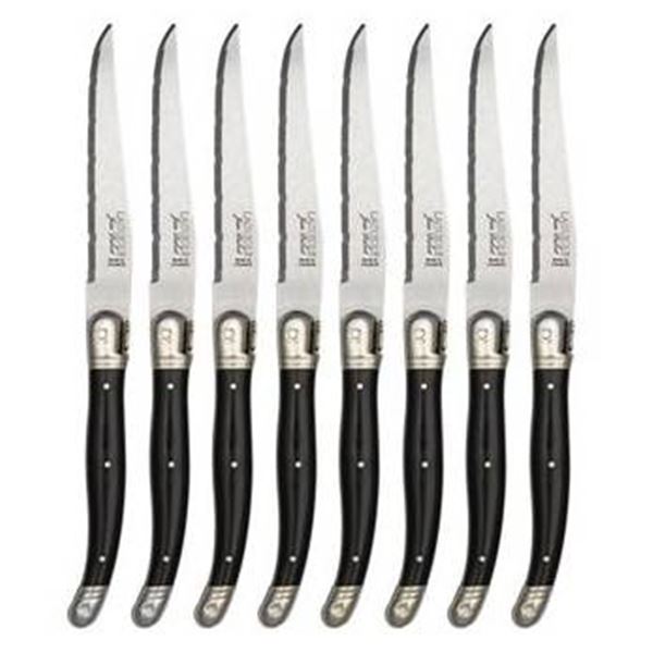 set of eight Jean Dubost Laguiole steak knives.