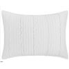 Image 1 : Trellis Bloom Quilted Pillow with Standard Size