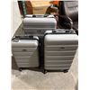 Image 1 : Three  Pack & Fly Hard-Shell Suitcases with Spinners in Silver Finish