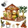 Image 1 : Halision FBA-HD-0002 DIY Miniature Coffee Shop Model Kit, Ages 14+