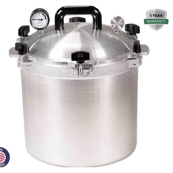 All American Model 921 Pressure Canner and Cooker, 21.5 Quart