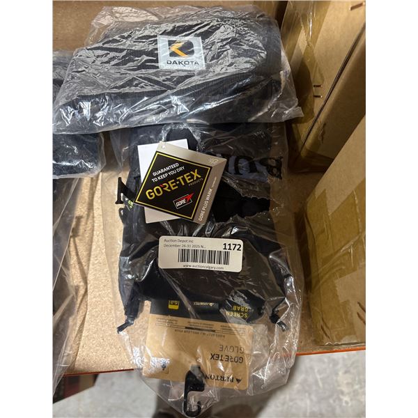 Dakota Gore-Tex Gloves and Hat Set MB Gore GLV TR BLK L