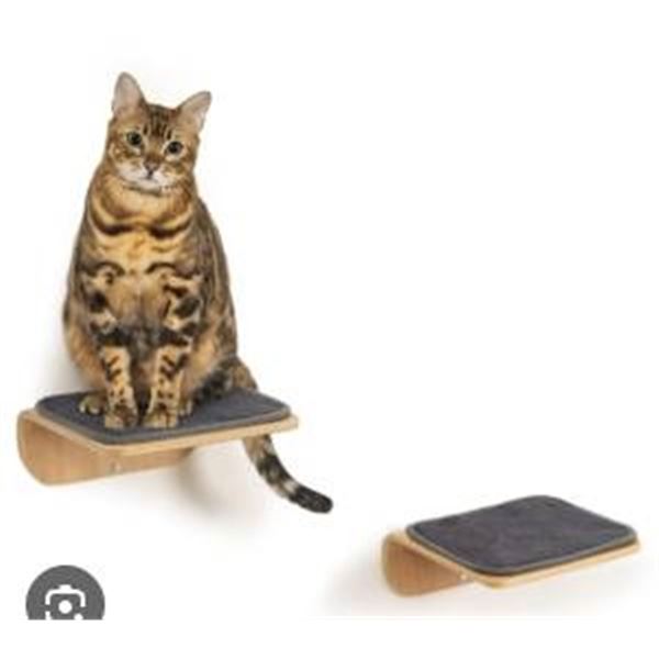 Cat Wall Steps with Carpet Cover and Mounting Hardware