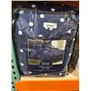 Image 2 : Comforter Set, Queen Size BED IN A BAG – SHEET SET, COMFORTOR & 2 PILLOW SHAMS  Navy With P