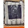 Image 2 : Comforter Set With Striped Pattern – King Size BED IN A BAG – SHEET SET, COMFORTOR