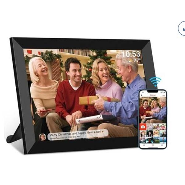 Model 102K Frameo 10.1 inch Digital photo frame WiFi Digital Picture Frame IPS HD Touch Screen,16GB 