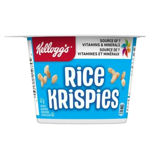 Kellogg’s Rice Krispies Cereal in a Cup Case, 12-Count, 54 g Each