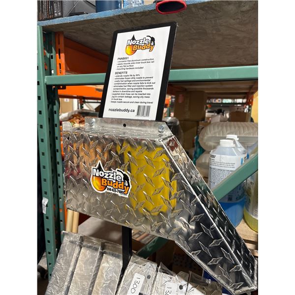 Nozzle Buddy Fuel Nozzle Holder with Diamond Plate Design