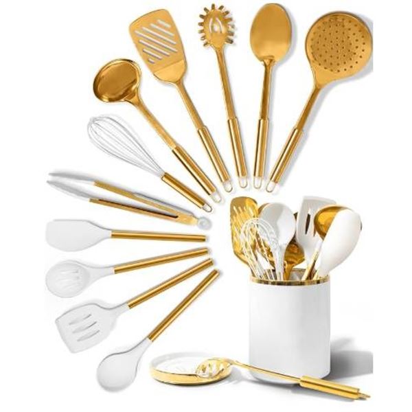 Styled Settings Utensil Storage with Spoon Rest