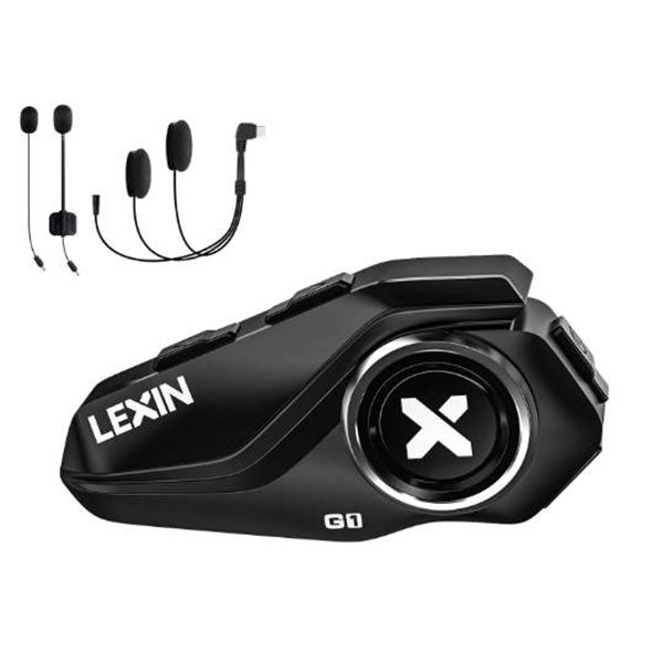 Lexin G1 Bluetooth Headset for Motorcycle, Single Pack