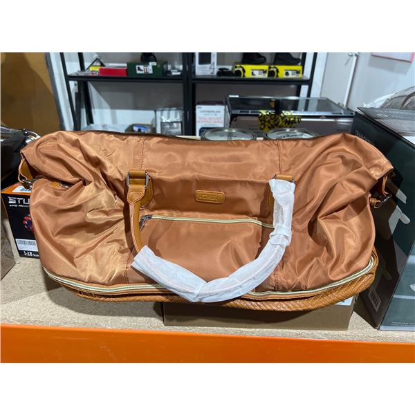 Itiezy Travel Bag in Brown With Additional Small Pouch
