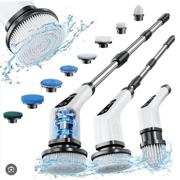 Leebein 8-in-1 Electric Cleaning Brush, Model ANS-8050, 25W