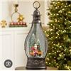 Image 1 : Holiday Lantern With LED Light and Decorative Details