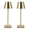 Image 1 : Mikasa Set of 2 Touch Control Rechargeable LED Lamps