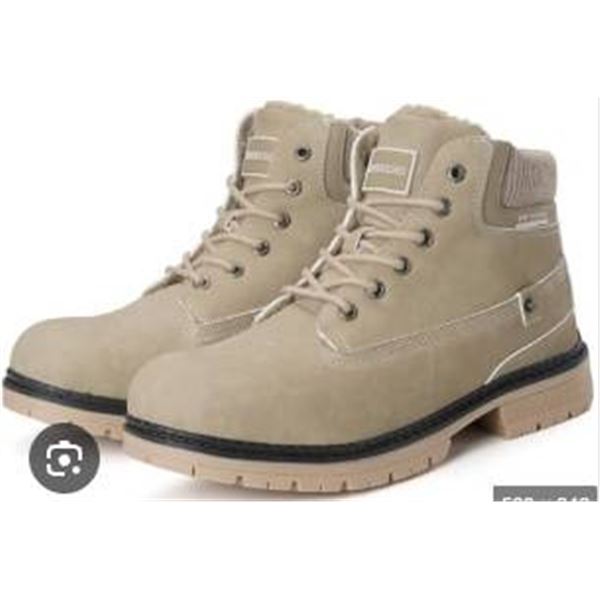 Eagsouni YDX1861 Beige PU and Rubber Boots – Size 41