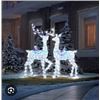 Image 1 : 2 Deer Figurines With Twinkle LED Lights